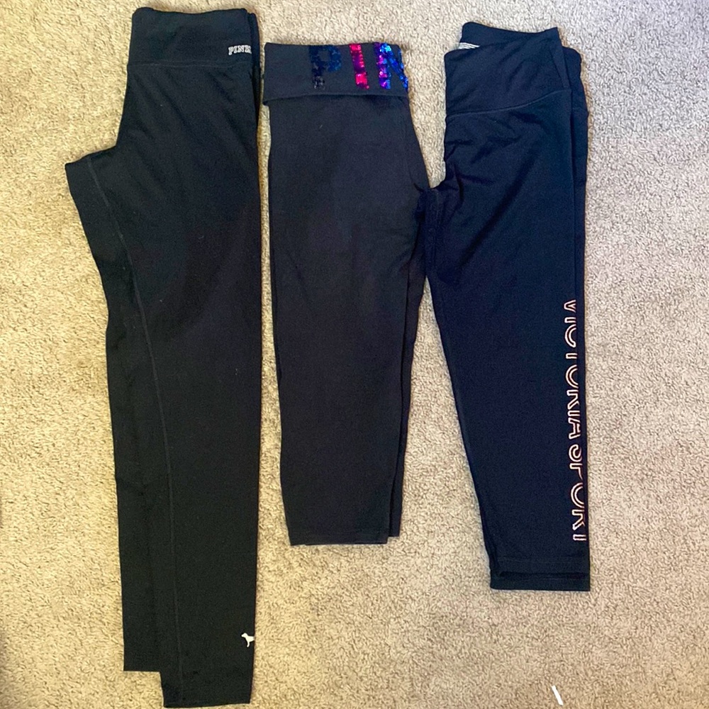 Bundle 3 Pink and Victoria secret leggings